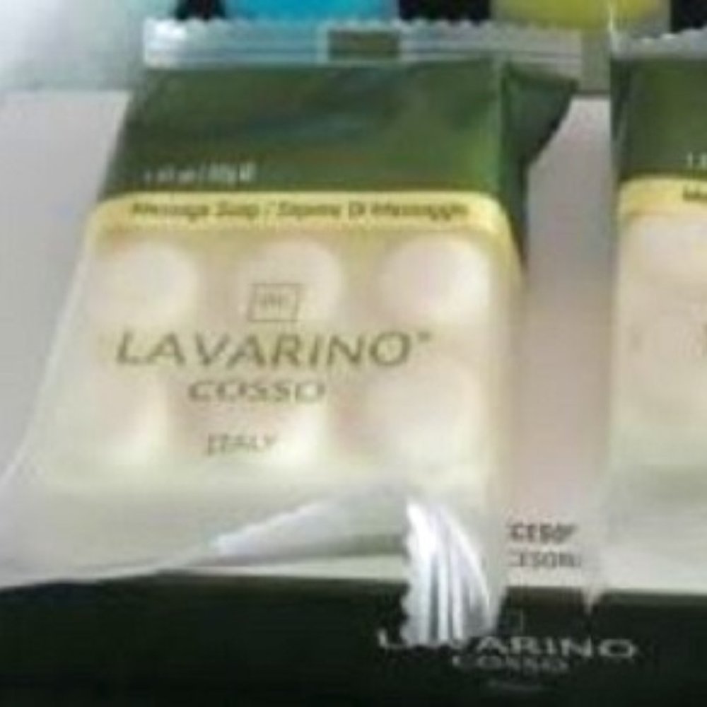 NEW Lavarino Cosso Massage Soaps Lot of 2 1.41 oz/ 40 gr each Made in Italy